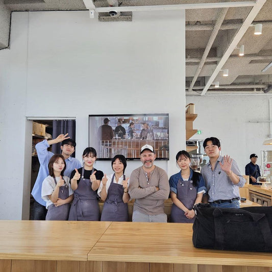 Yun Jins Trip to Korea - THE BARN Coffee Roasters Berlin