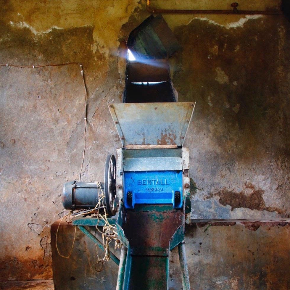 Processing equipment at Mbokam