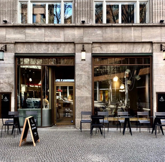 cafe exterior facade in Berlin 