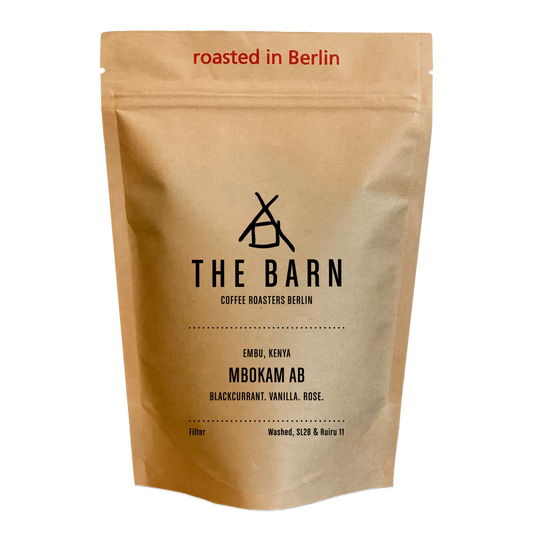 Mbokam AB coffee beans in bag