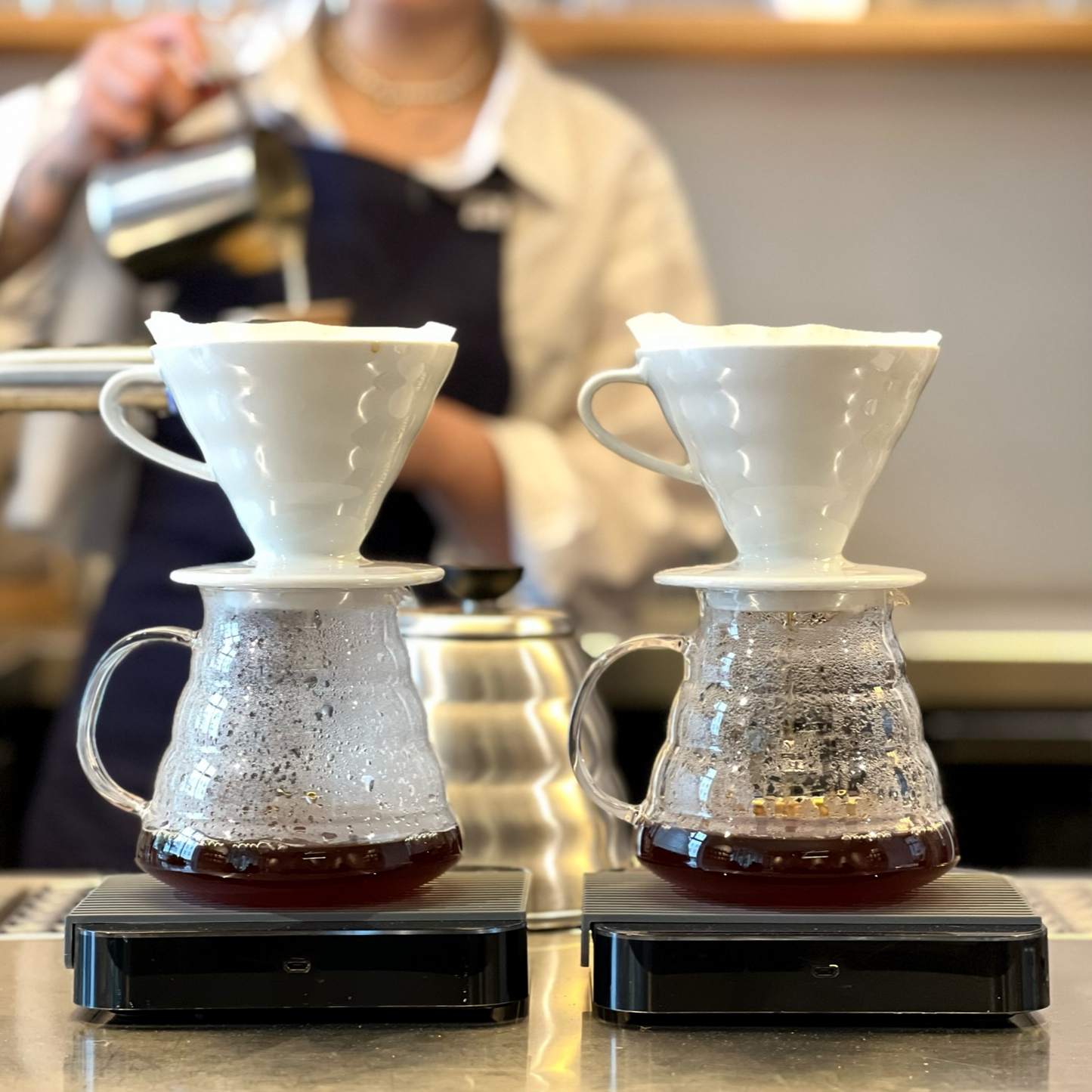 Two V60, filter coffee