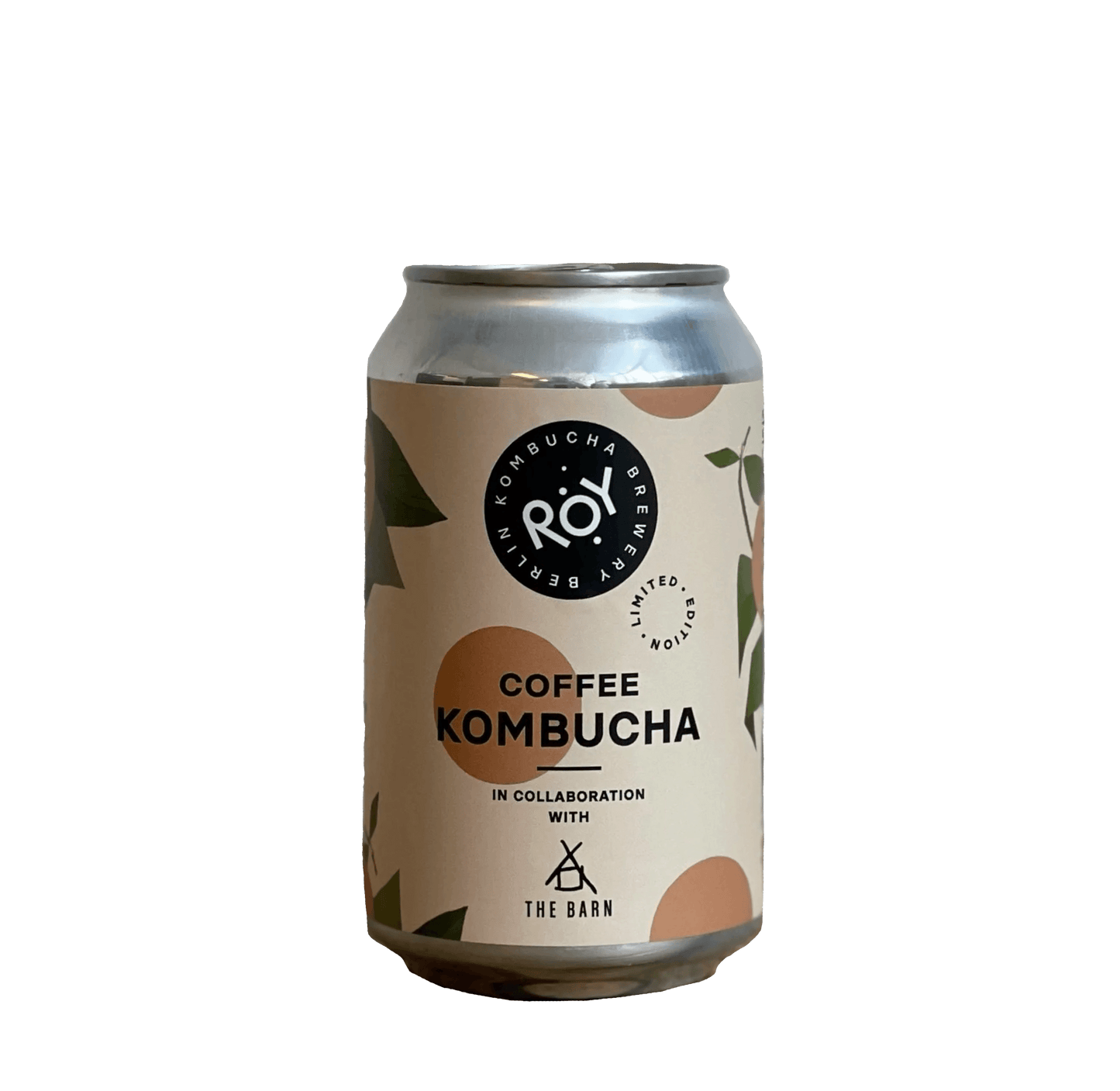 ROY x THE BARN Coffee Kombucha.